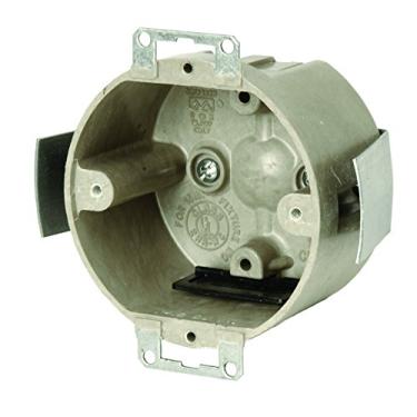 Imagem de Caixa redonda de teto/luminária Allied Molded 9338-ESK 3-1/2" Profundidade 2", Trabalho antigo, não metálico