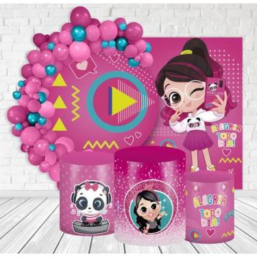 Imagem de Kit Festa Casado Painéis + Capa Para Cilindros Luluca 02-IMPAKTO VISUA