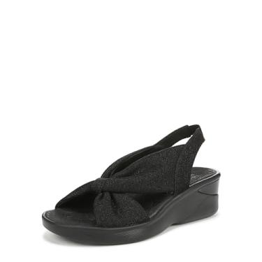 Imagem de Bzees For Lifestride Sandália feminina Serenade Wedge, Preto, 35