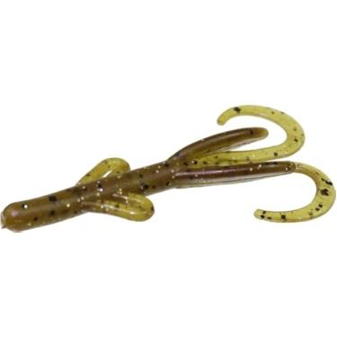 Imagem de Zoom Tiny Brush Porco Mini Isca de Criatura, Pacote com 15, 7,6 cm, Green Pumpkin Magic, 055284X