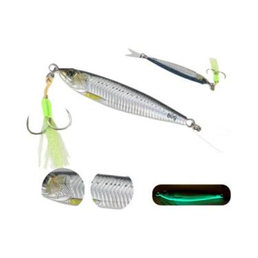 Imagem de Isca de Metal para Pesca - Gabarito 3D de Afundamento Rápido para Cost