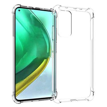 Imagem de USTIYA Capa para Xiaomi 10T/10T Pro Case Uso Resistente, Bumper Absorção Choques em TPU Transparente capinha Protector Câmera Espessamento nas Quatro Pontas da Carcasa