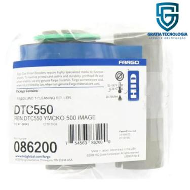 Imagem de Ribbon hid color ymcko para impressora dtc550