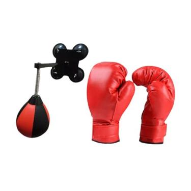 Imagem de Dynwave Bolsa de velocidade, bola de reação de boxe de montagem na parede Speedball, saco de pancada de boxe para treino de equipamentos de treinamento