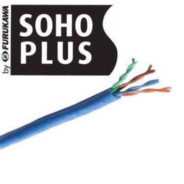 Imagem de Cabo de Rede Cat5E Soho Plus Furukawa CMX Azul (1 Metro) - FURUKAWA SO