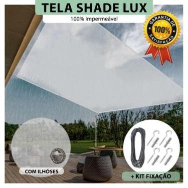 Imagem de Tela Lona Translúcida 5x2.70 M Impermeável Shade Lux + Kit - Cikala