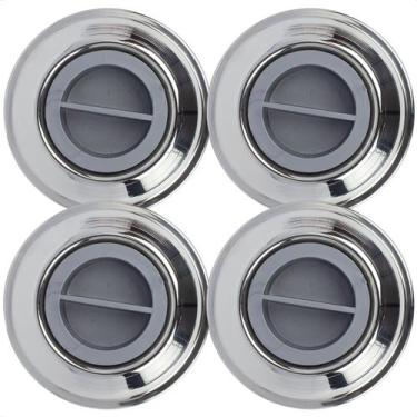 Imagem de Kit 4 Dispositivos de Aspiração Encaixe Cano 50mm Inox para Piscina - 
