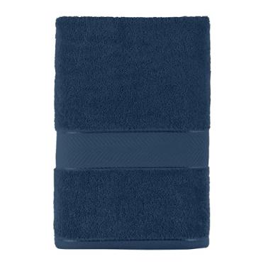 Imagem de Toalha de Rosto Duomo Fio Penteado 520g/m Teka Premium (Azul)