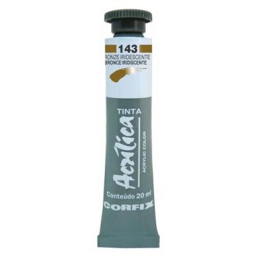 Imagem de Tinta Acrílica Corfix 20ml Metálica - 81020, 143 - BRONZE IRISDESCENTE