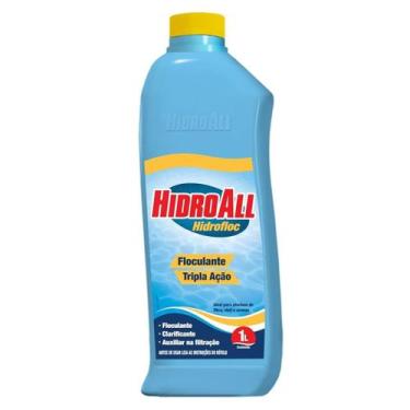 Imagem de Clarificante Floculante Para Agua De Piscina Tripla Ação 1 Litro - hid