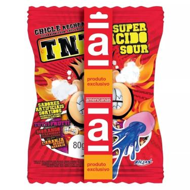 Imagem de Chiclete Recheado TNR Sortido 80g - Riclan