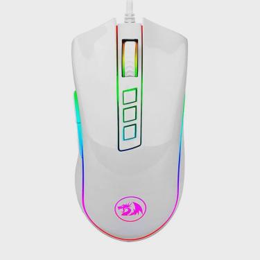 Imagem de Mouse gamer redragon cobra chroma rgb - M711W V2 lunar white