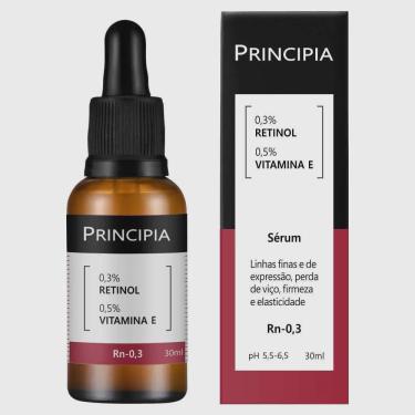 Imagem de Sérum facial principia retinol 0,3% + vitamina E 0,3% RN-0,3 30ML