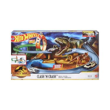 Imagem de Pista Hot Wheels Jurassic World Clash motorizada Mattel