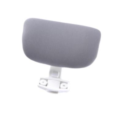 Imagem de IEUDNS Cadeira de cadeira de escritório, encostado, acessório de cadeira executiva ergonômica, instalação simples de instalação prática em casa no pescoço, Branco Cinza