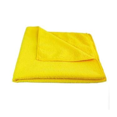 Imagem de Kit 10 Pano Microfibra 35x55cm Cor Azul Limpeza Multiuso Carro Moto Prato Pia Vidro Móveis(10 unidades amarelo)