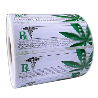 Imagem de FirstZi 1000 unidades de papel autocolante autoadesivo compatível com etiqueta de aviso CA 7,6 cm x 2,5 cm Etiquetas de segurança de identificação de símbolo genérico