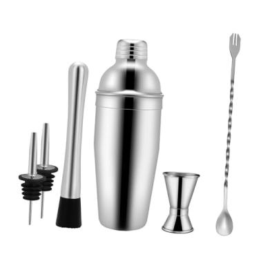 Imagem de IEUDNS shaker barman kit versátil margarita mixer bar home medindo jigger jigger aço inoxidável misturador martini shaker
