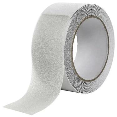 Imagem de Kit Lixa Antiderrapante para Escada 5 cm Transparente com 10 Metros - 
