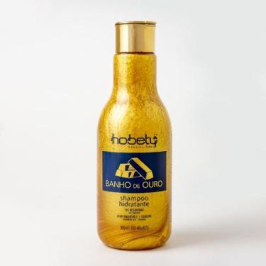Imagem de Hobety Kit Premium Tratamento Capilar Linha Banho De Ouro Shampoo Másc