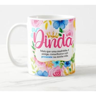 Imagem de Caneca Dinda Madrinha Significado Floral