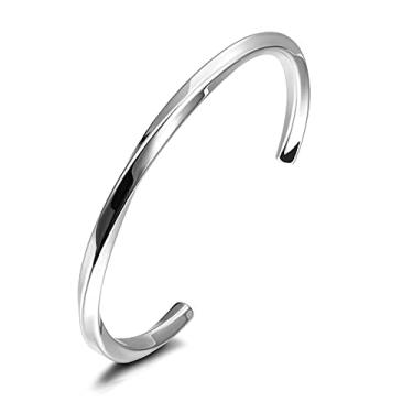 Imagem de VNOX Nórdico Viking Joias Presentes Masculino Feminino Pulseira Nórdica Viking Nórdico 24 Alfabeto Runas Pulseira Mobius Twist Cuff Pulseira Pagan Amuleto Talismã Pulseira, 2.5 inches, Aço inoxidável,