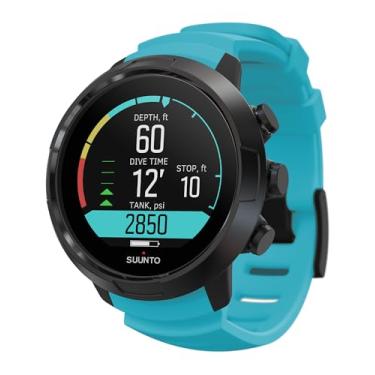 Imagem de SUUNTO Computador de mergulho D5 com tela colorida e alças intercambiáveis, azul aqua