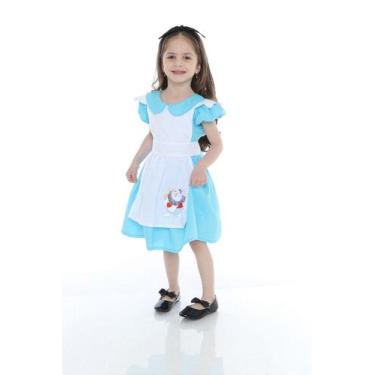 Imagem de Vestido Fantasia Infantil - Alice no Pais das Maravilhas - no-brand, 1