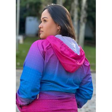 Imagem de Jaqueta Corta Vento Feminina - Degrade Bike 09 - Preta Zilli, PP