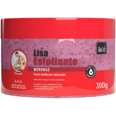 Imagem de Creme Esfoliante Bio Soft Lisa Morango 300g
