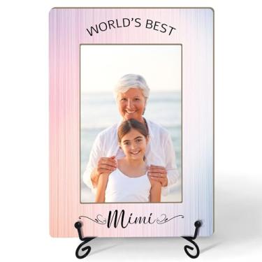 Imagem de lamocho Moldura Mimi, porta-retratos para avós, netos, presentes para avós, presentes para avós, presentes para avós, molduras para avós (vertical 10 x 15 cm) - S20