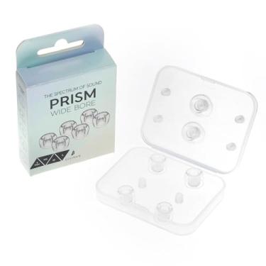 Imagem de HiFiGo Fones de ouvido Divinus Prism Wide Bore LSP para bocal de 4 a 6 mm, pontas de fone de ouvido IEM substituíveis com qualidade de som e conforto aprimorados (3 pares (MS, M, G))