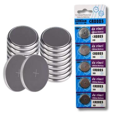 Imagem de Bateria Lithium Cr2025 3V Cartela Com 5 Unidades - Friburgo Comercial 