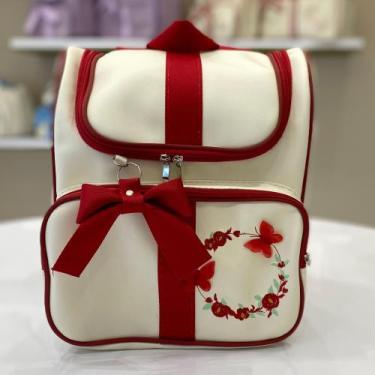 Imagem de Mochila Multifuncinal para Maternidade de Luxo Menina/Menino - FJ Baby