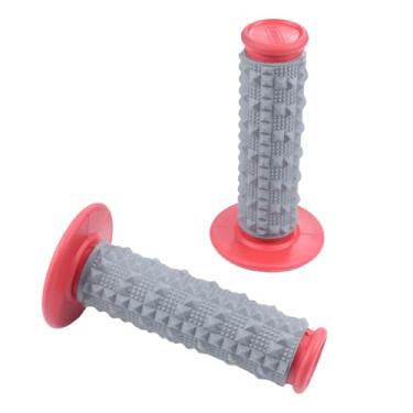 Imagem de Adsspro Guidão universal para motocicletas Motorcross 7/20.3 cm 22 mm 28 mm guidão para CR250R CRF230F CRF 230F 230CC XR YZF CRF450R CR CRF 80R 85R 150R 125R Dirt Pit Bike ATV UTV (vermelho)