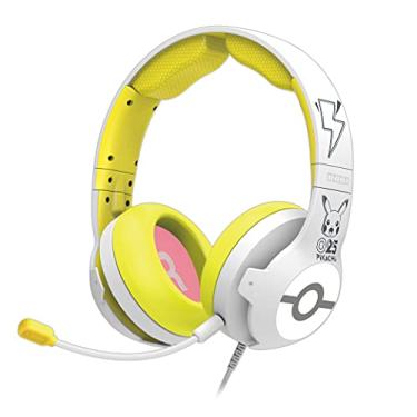 Imagem de HORI Nintendo Switch Gaming Headset (Pikachu POP) - Branco - NSW-264U - Com fio - Over Ear - Microfone incluso - Officially Licensed by Nintendo & Pokemon Company International