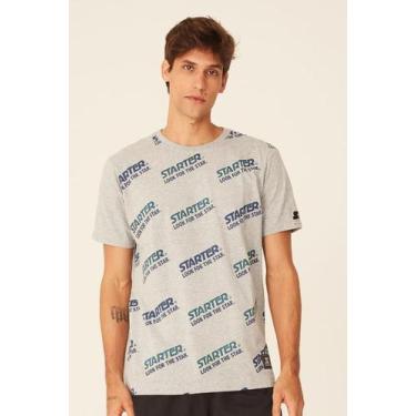 Imagem de Camiseta Starter Básica Estampada Cinza Mescla, P
