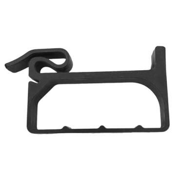 Imagem de Ioensy Alça para balde de pipoca, alça para recipiente, acessório decorativo, suporte para lanches para a família, home theater, decoração de cinema, Preto