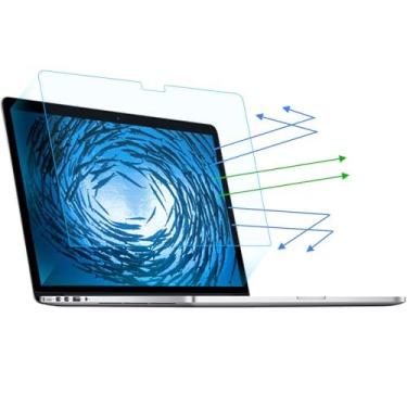 Imagem de Protetor de tela magnético com bloqueio de luz azul de 15,3 polegadas para laptop MacBook Air 15,3 M2 2023, antirreflexo, luz azul para Macbook de 15,3 polegadas, filtro de filme antiimpressões