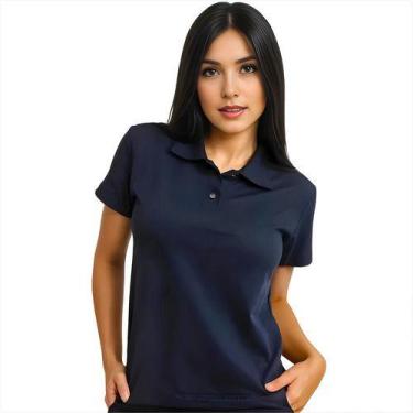 Imagem de Camisa Polo Feminina Camiseta Gola Atacado Uniforme Piquet - Vesttuari