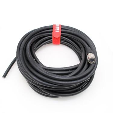 Imagem de DRRI Hirose 12 pinos fêmea HR10A-10P-12S para cabo de alimentação I/O para Sony CCD Basler Pilot Hitachi Panasonic Marshall câmera aviador GigE (10M)