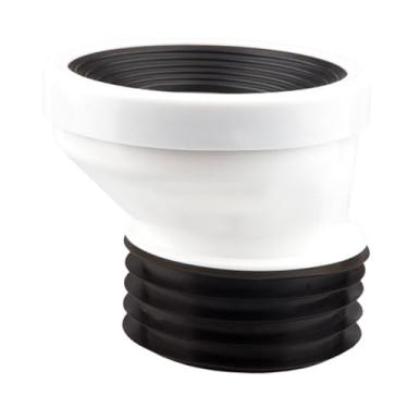 Imagem de Bothyi Adaptador de conexão de tubo de vaso sanitário com flange deslocada para vaso sanitário, fácil de instalar, conector de substituição para sistemas de, Remova 2 Cm