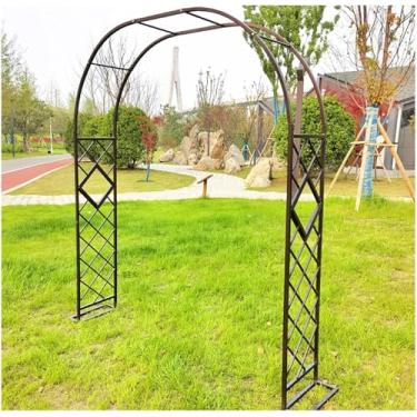 Imagem de Arco De Jardim, árvore De Pérgola, Arcos De Rosas Para Rosas Plantas Trepadeiras, Arco De Suporte, Ao Ar Livre, Bronze, 220 * 230Cm
