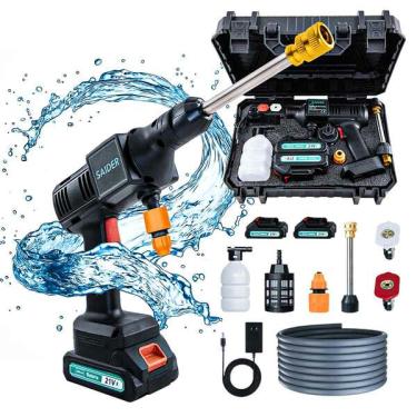 Imagem de Lavadora Lavajato De Alta Pressão Portatil S/ Fio 500psi Said