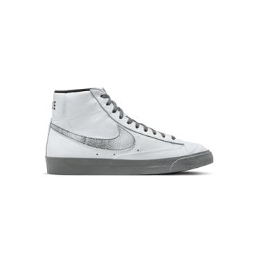Imagem de Nike Blazer Mid '77 Tênis masculino, Branco/cinza fumê - preto e branco, 10.5
