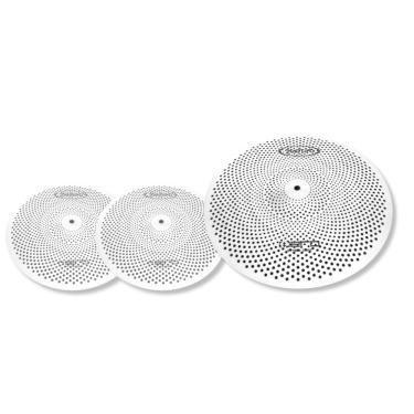 Imagem de Kit Pratos Hero Mute Par Chimbal 14 + Crash 16