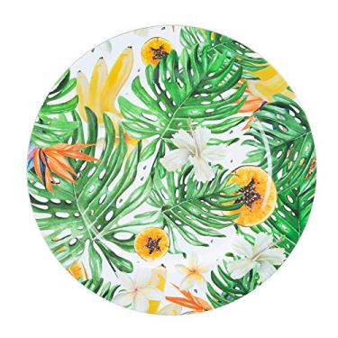 Imagem de SOUSPLAT PLÁSTICO TROPICAL BRANCO 33cm