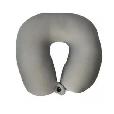 Imagem de Almofada De Pescoço Com Botão De Pressão Conforto Viagem Yin's - YINSB