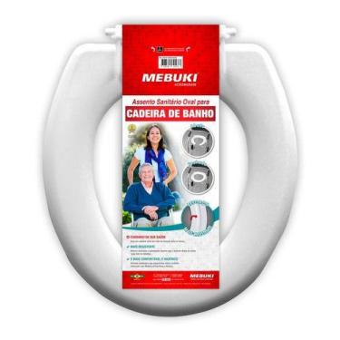 Imagem de Assento Sanitário Fechado Para Cadeira De Banho Mebuki