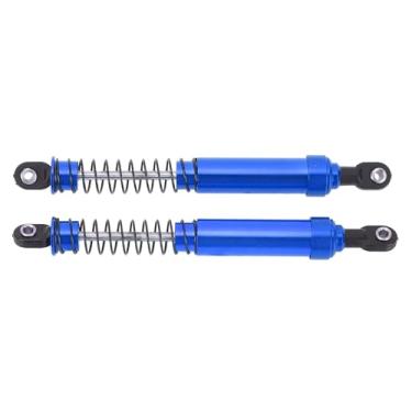 Imagem de Cosiki Damper de 100 Mm 4pcs, Peças de Atualização Compatíveis Com Carros SCX10 1/10 RC, Material de Liga de Alumínio Premium Construído, para Atualizações Gen7 Gen8 (Azul)